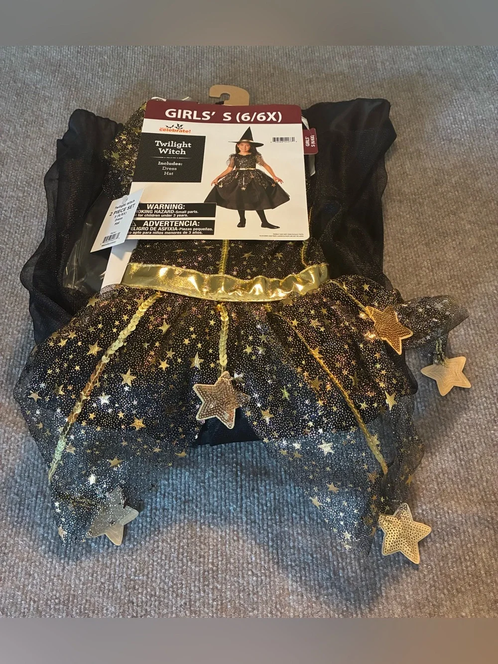 Celebrate It Black and Gold Twilight Witch Costume ✨